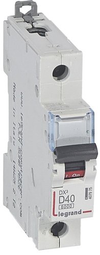 Выключатель автоматический Legrand DX3-E 6000 1п 40А D 10кА фото Выключатель автоматический Legrand DX3-E 6000 1п 40А D 10кА картинка